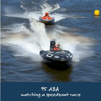 95 DBA: watching a speedboat race