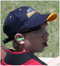 Ill fitting ear plugs example 1
