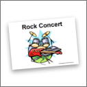 Rock concert sound